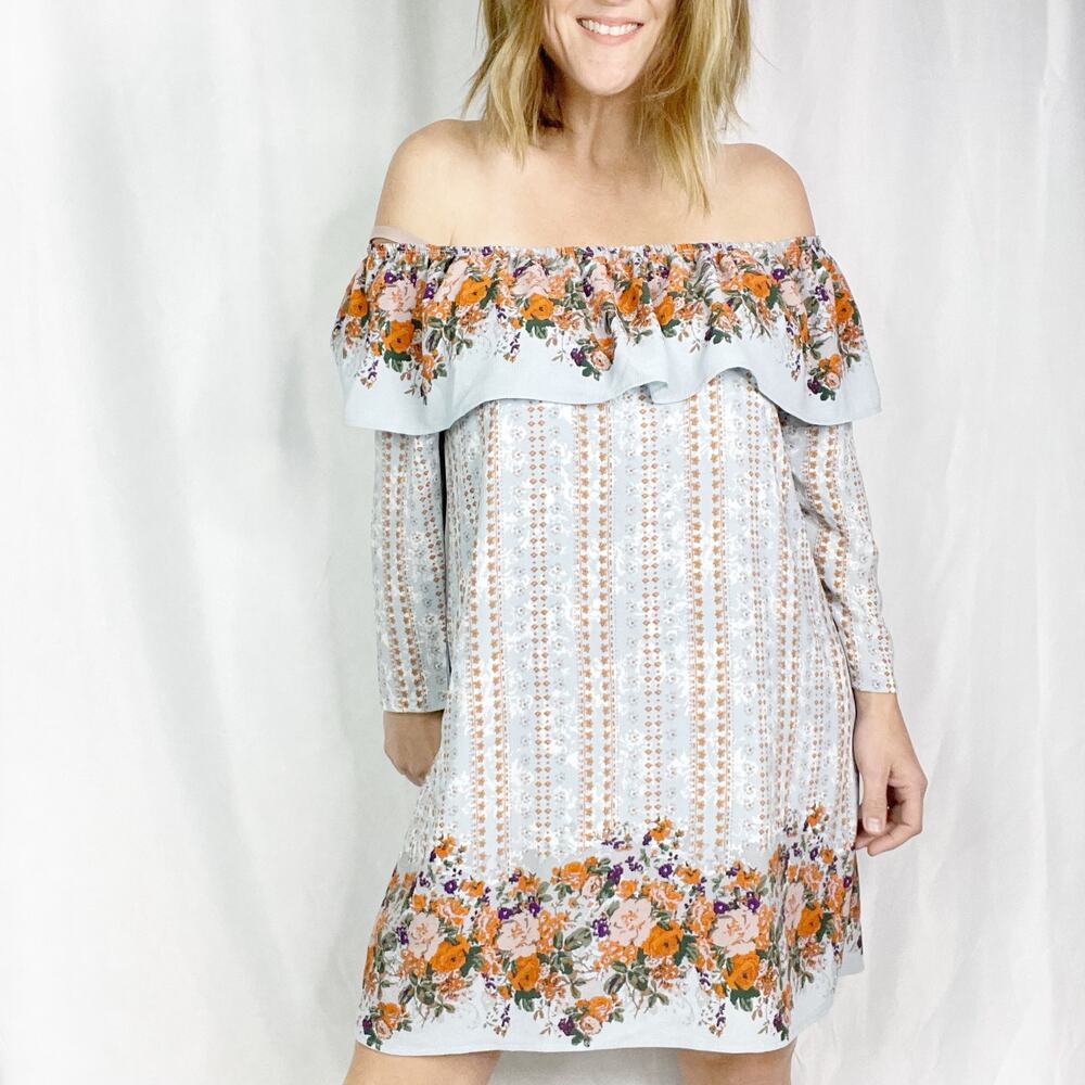 ENTRO Off the Shoulder Dress